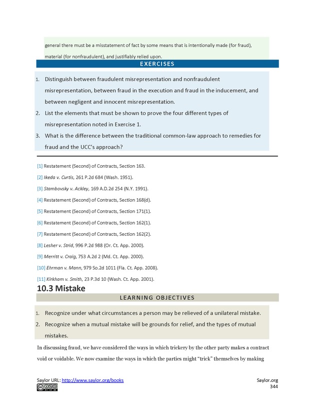 Business Law and the Legal Environment - Page 344